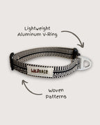 Basalt Cliff - Handmade Lightweight Dog Collar