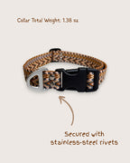 Canyon Glow - Handmade Lightweight Dog Collar