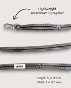 Basalt Cliff - Handmade Lightweight Dog Leash