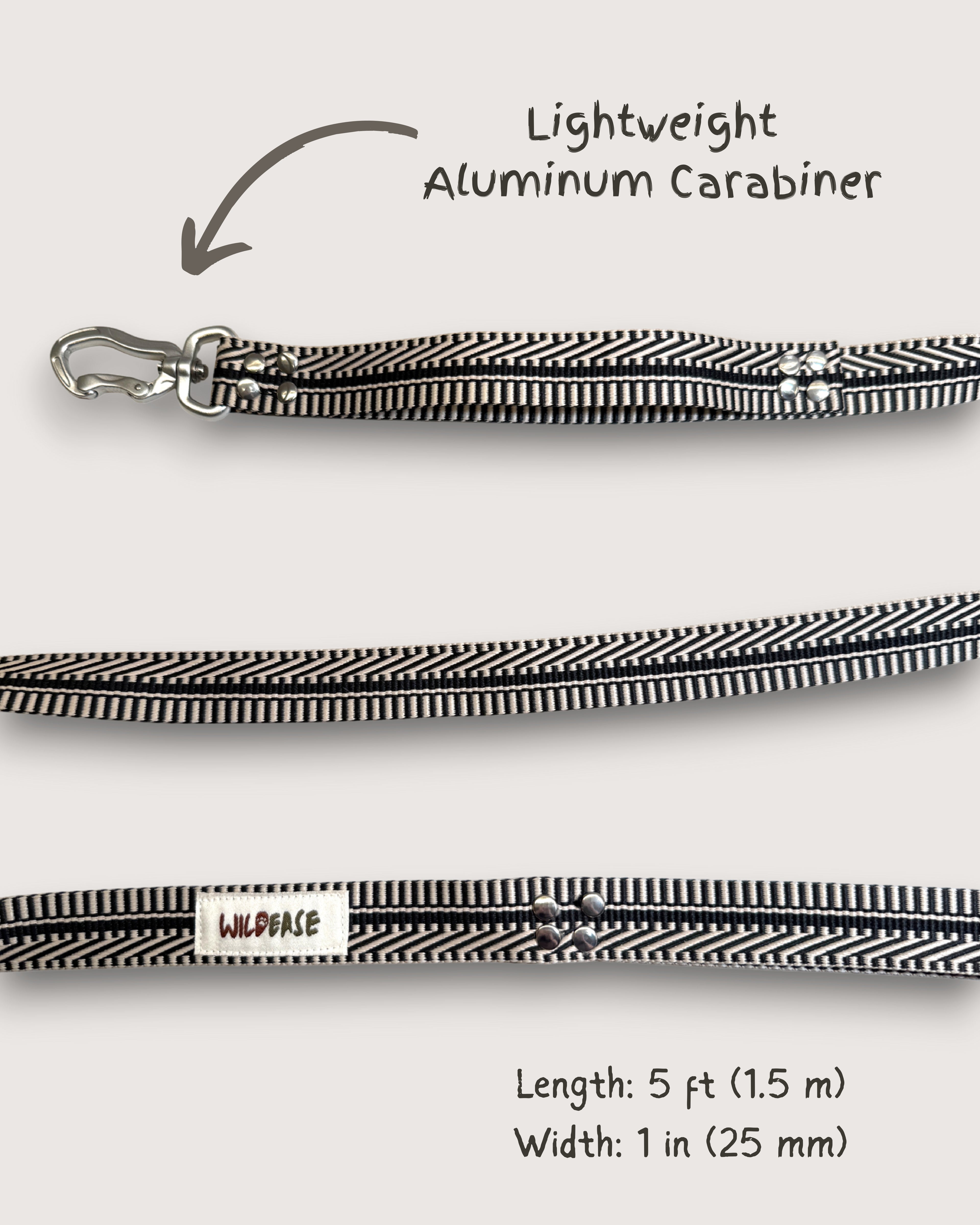 Basalt Cliff - Handmade Lightweight Dog Leash
