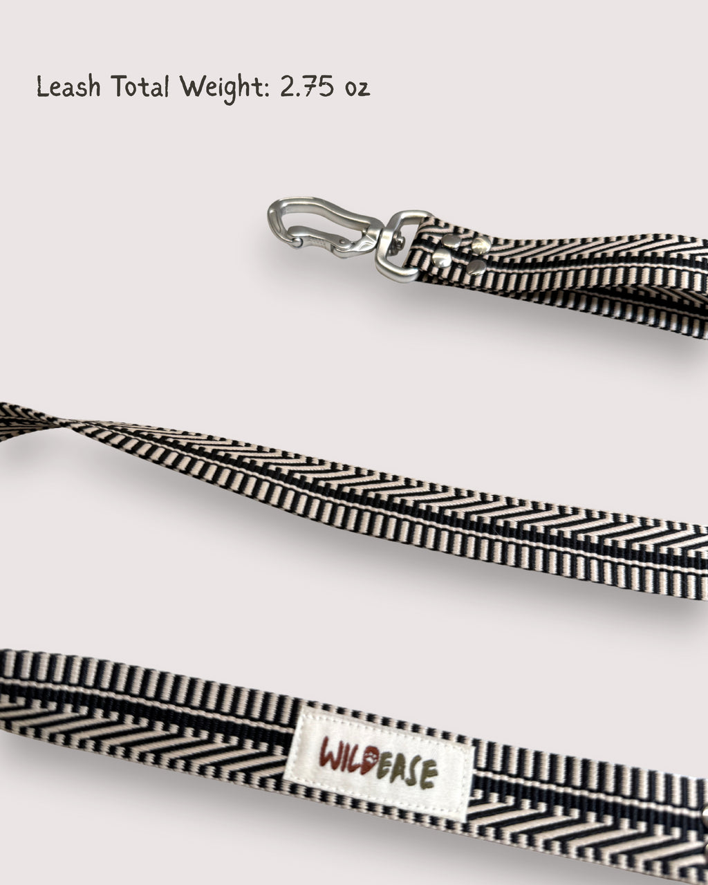 Basalt Cliff - Handmade Lightweight Dog Leash
