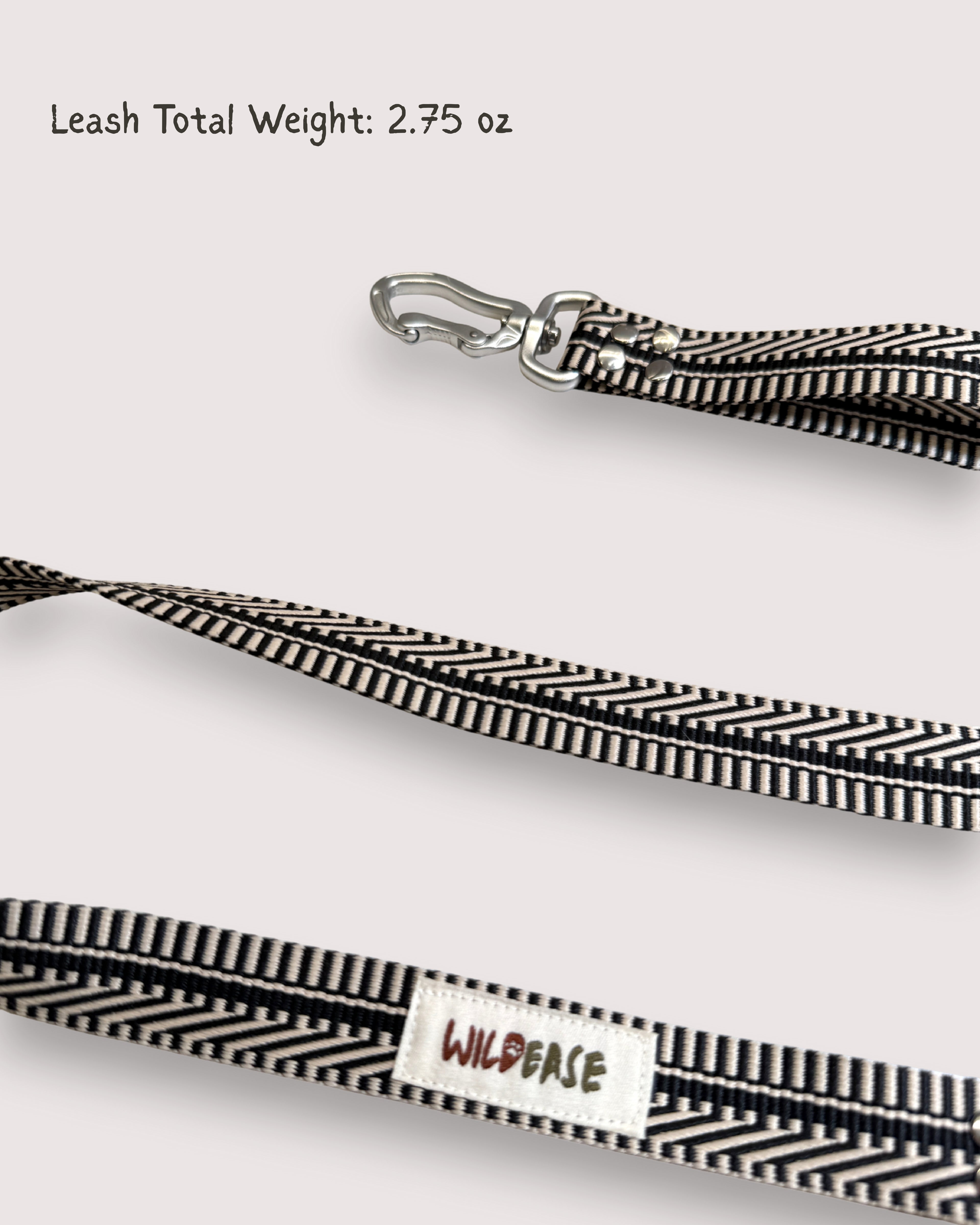 Basalt Cliff - Handmade Lightweight Dog Leash