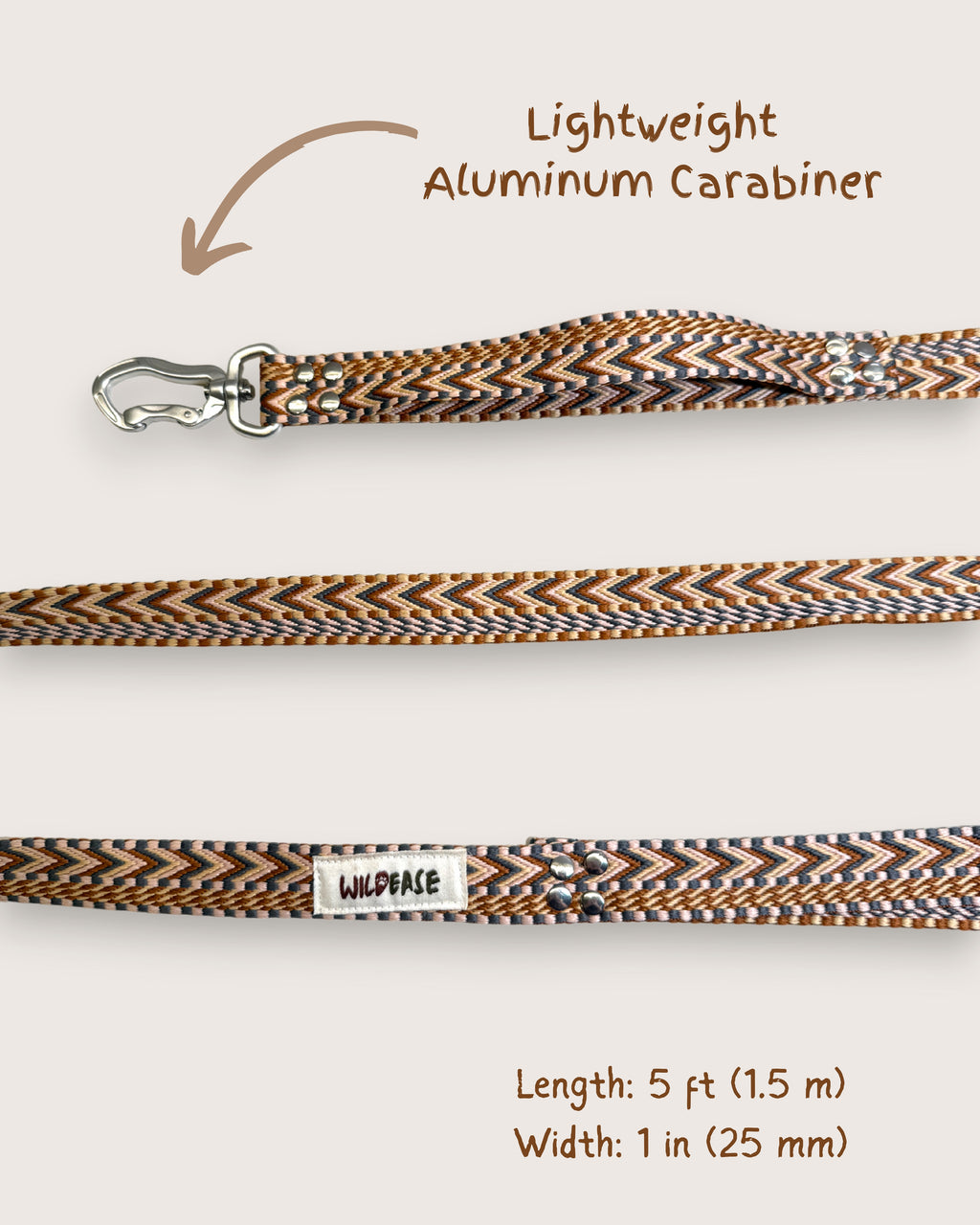 Canyon Glow - Handmade Lightweight Dog Collar