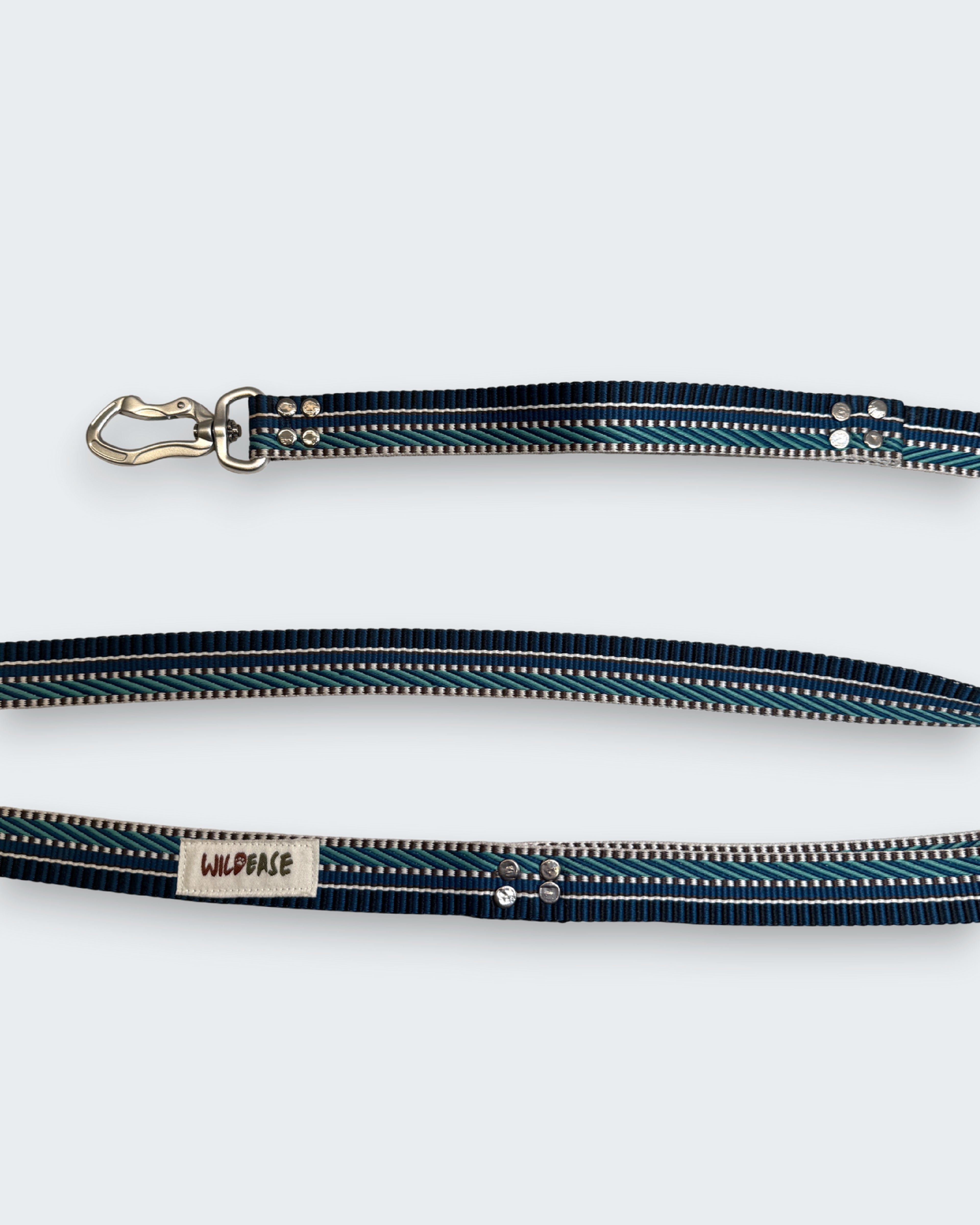 Azure Wave - Handmade Lightweight Dog Leash