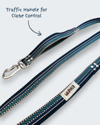 Azure Wave - Handmade Lightweight Dog Leash