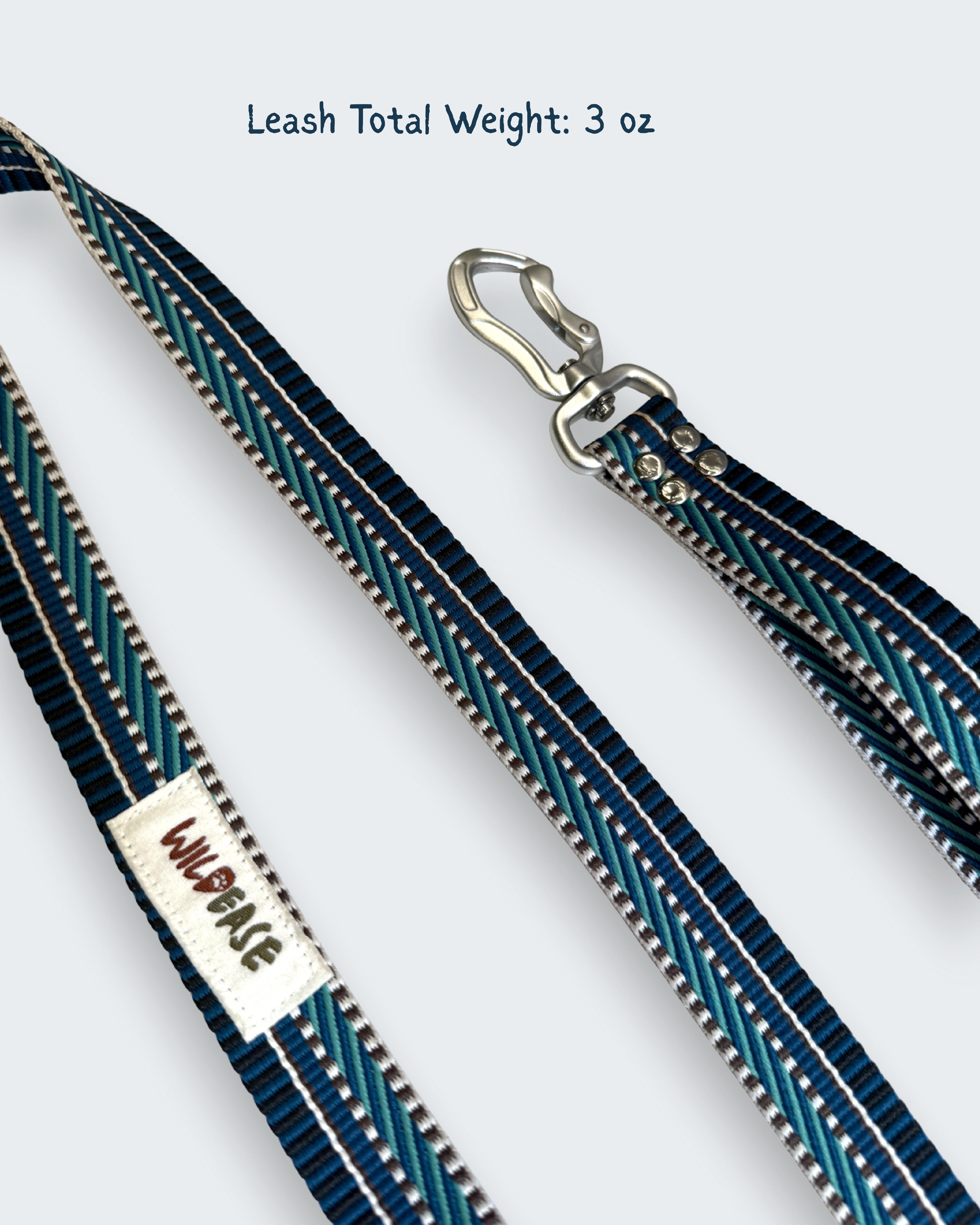 Azure Wave - Handmade Lightweight Dog Leash