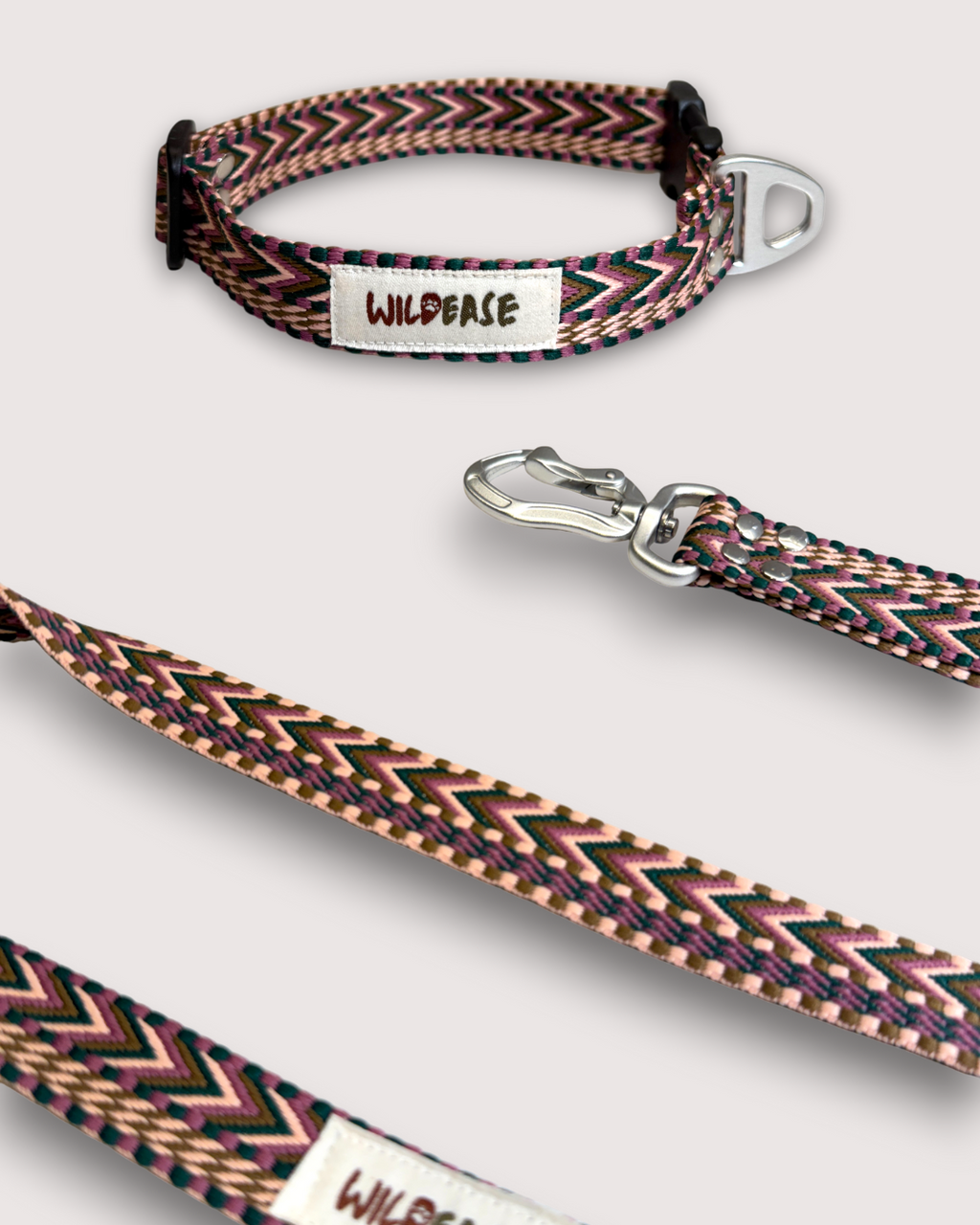 Plum Dusk - Handmade Lightweight Dog Leash