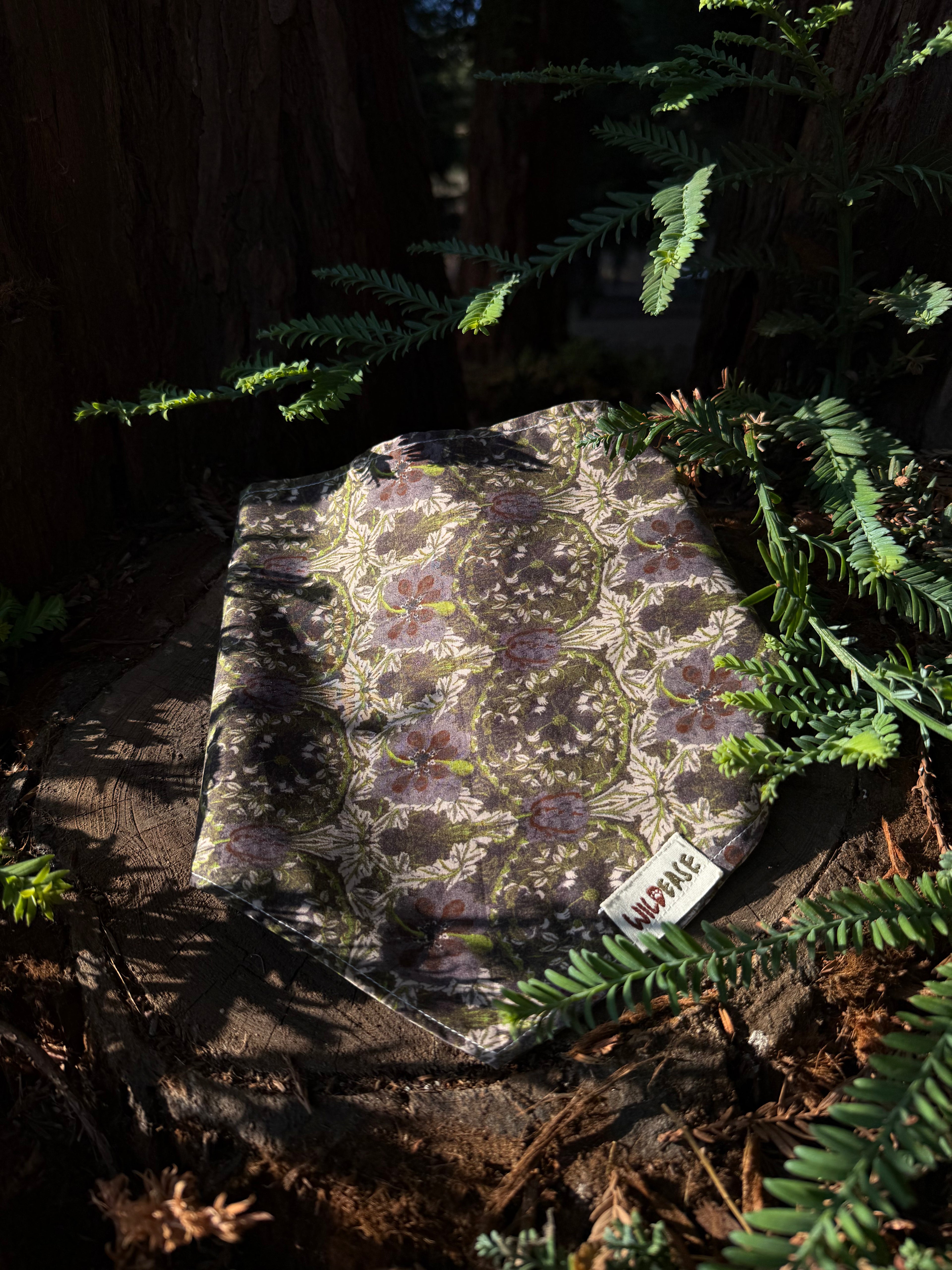 Woodland Moss - Cotton Dog Bandana